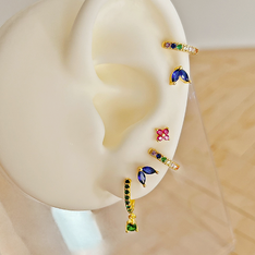 Aros Mini Rainbow Oro - 7mm