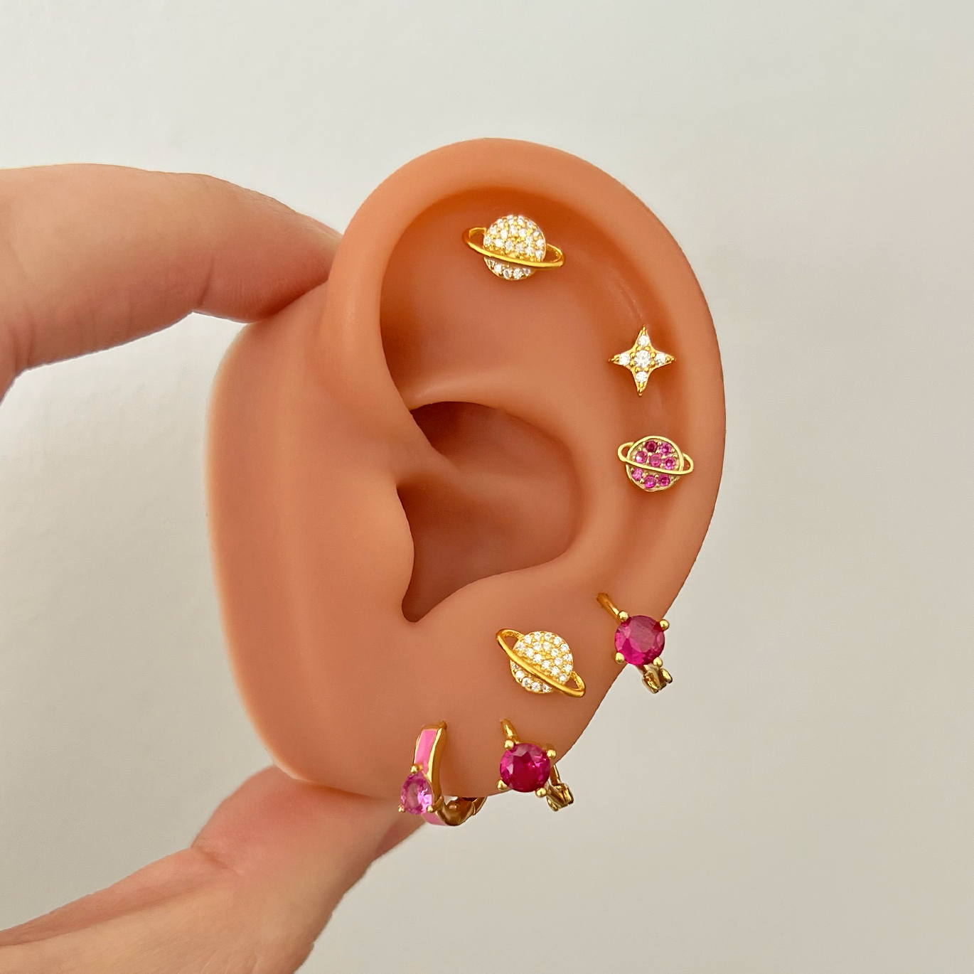 Aro Mini Sirka Rosa Oro