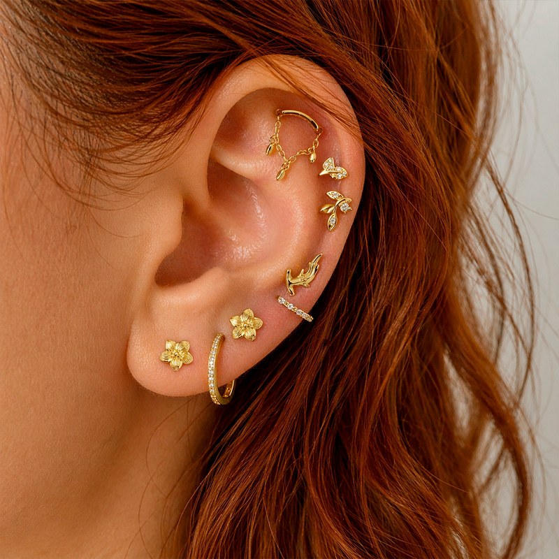 pizza earring