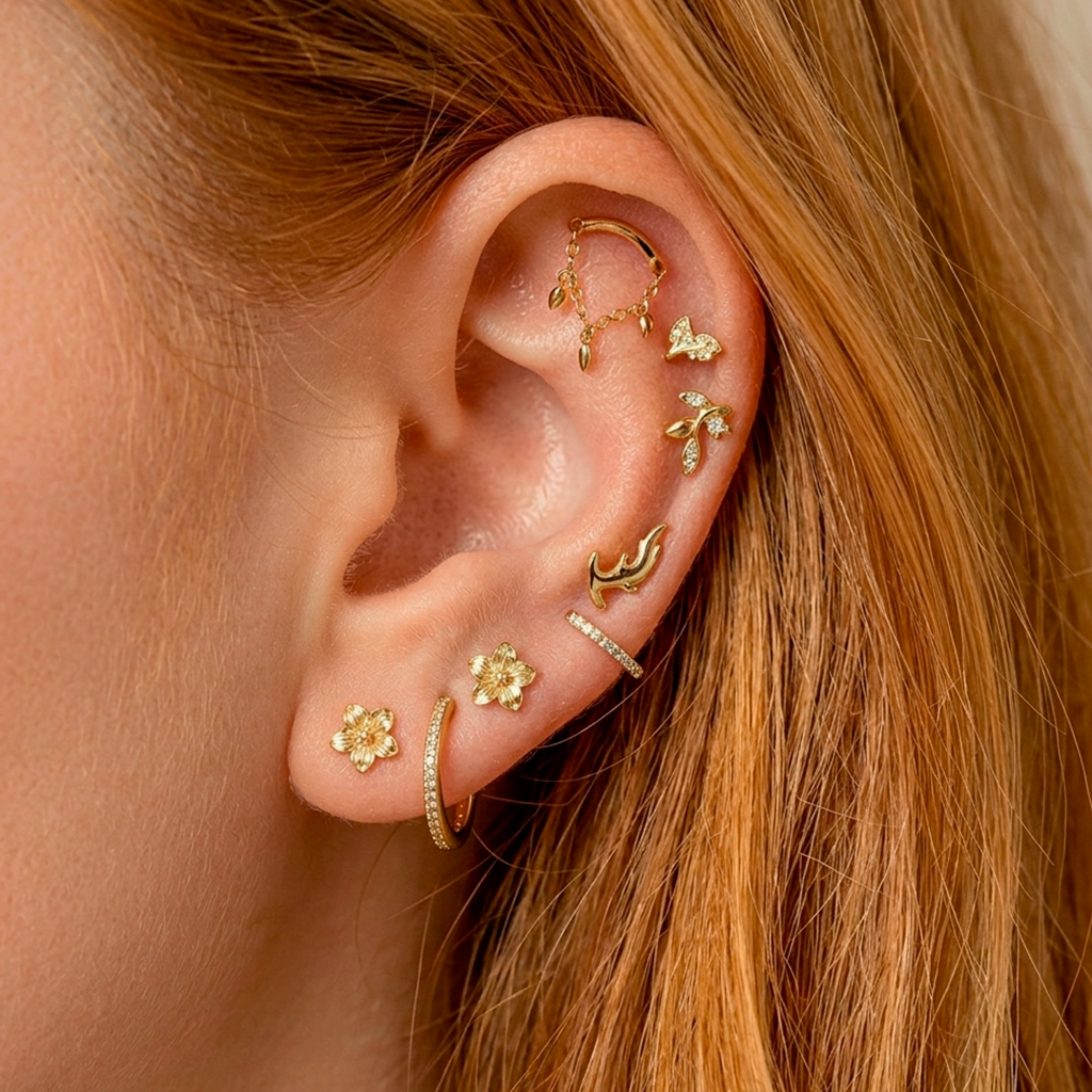 pizza earring