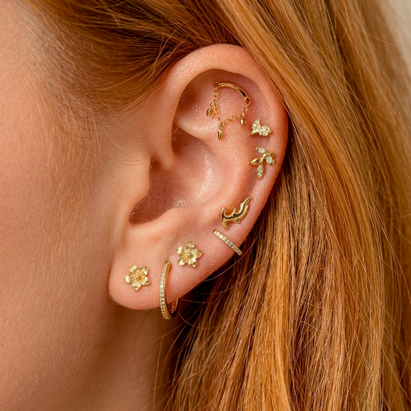 pizza earring