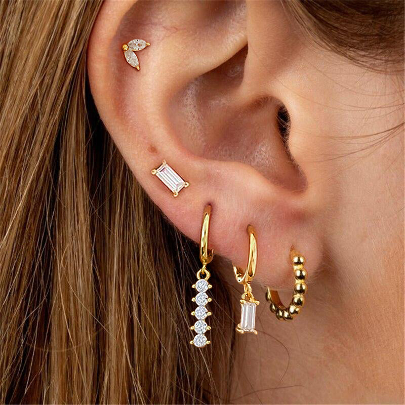 Phoebe White Earrings