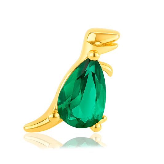 Green Dino Earring
