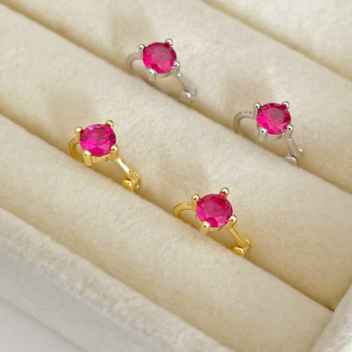 Aro Mini Sirka Rosa Plata