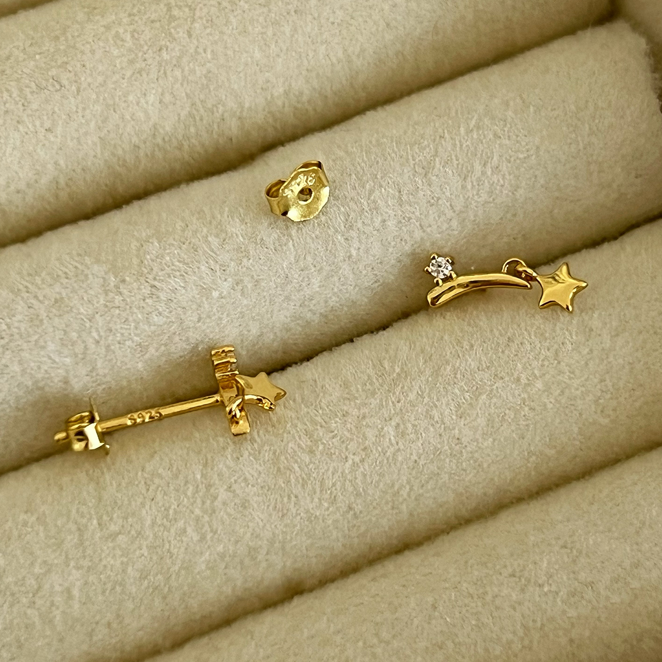 Stary Gold Earrings