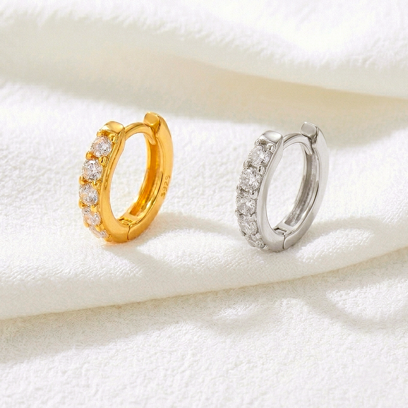 Aro Mini Blanco Oro - 5mm