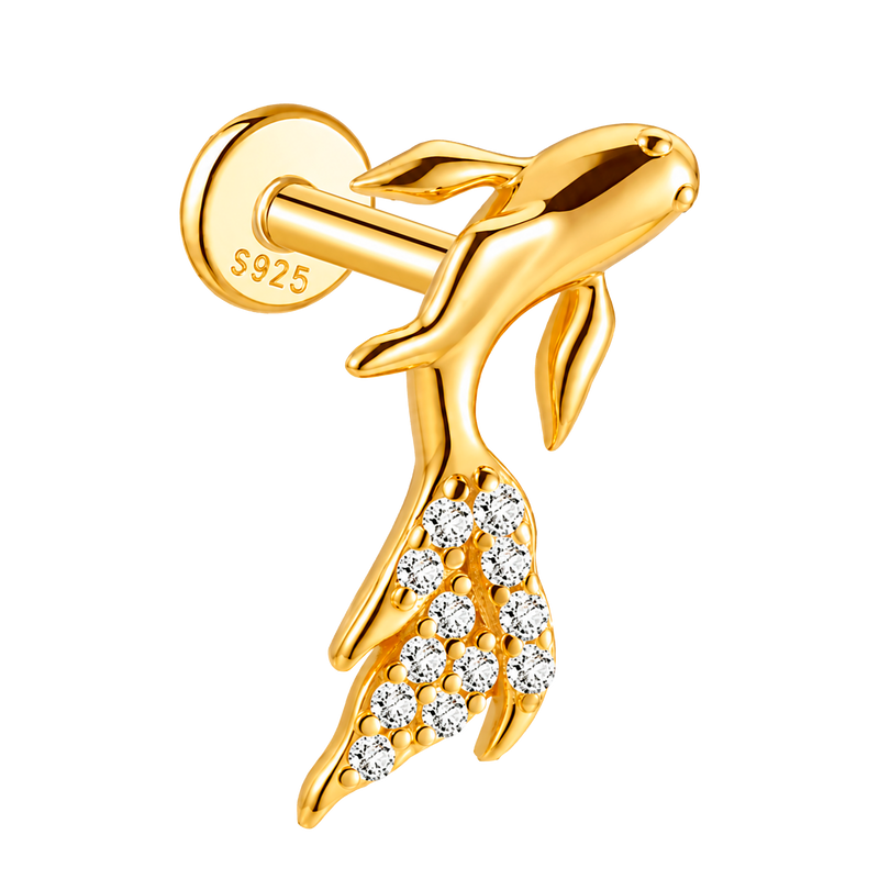Pendiente Shiny Koi Oro