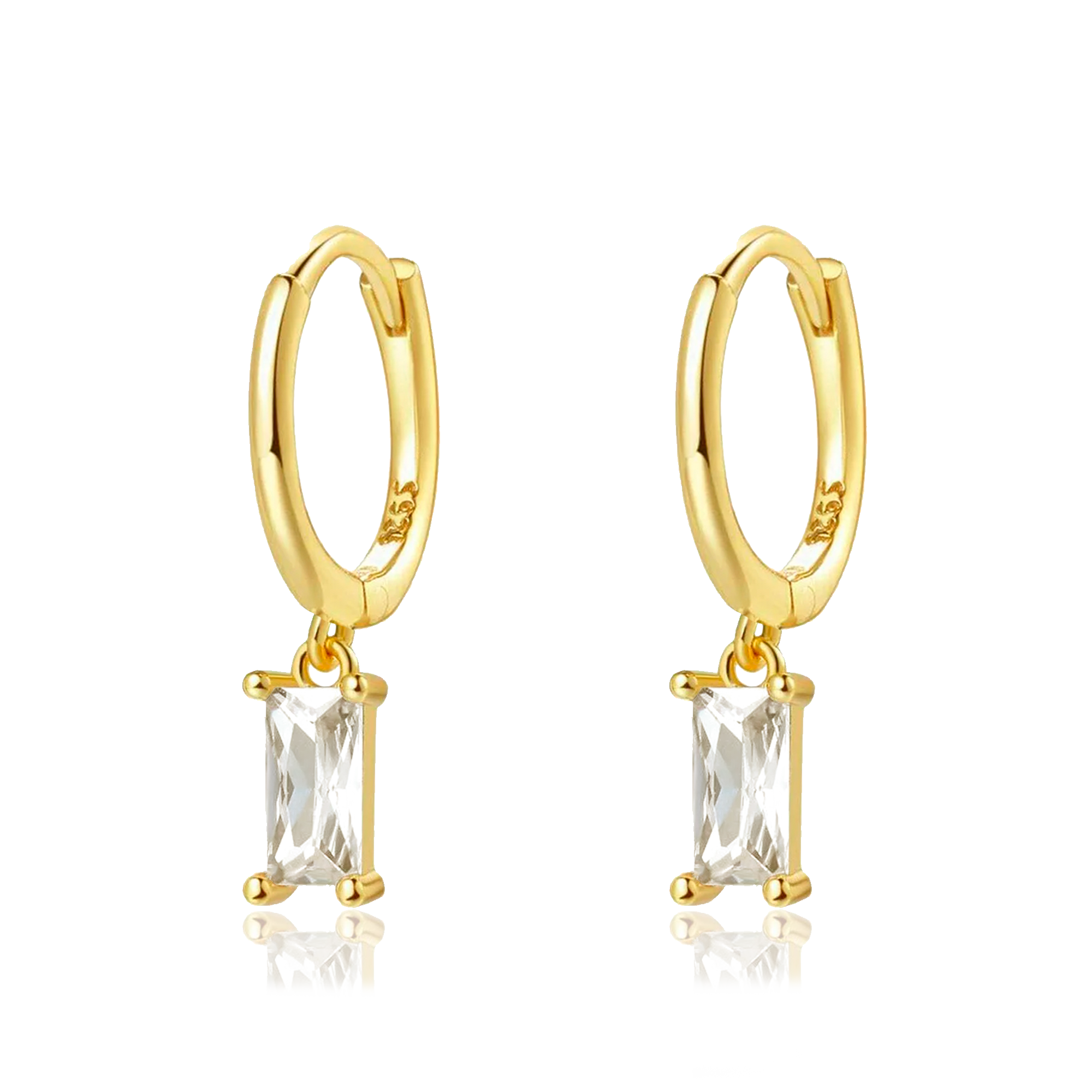 Phoebe White Earrings