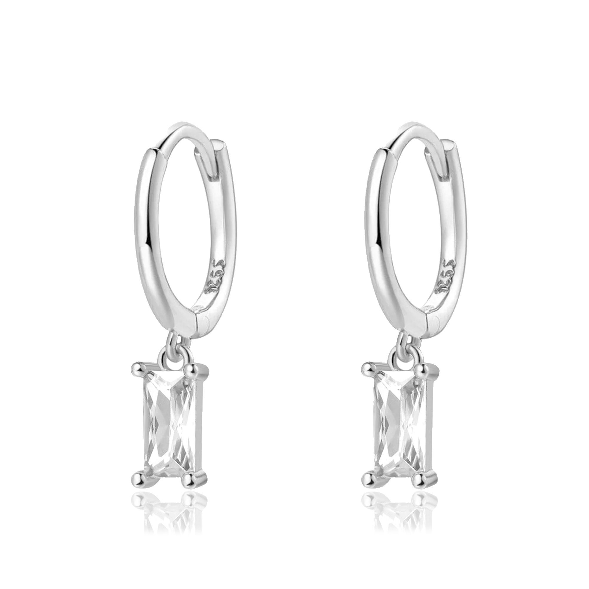 Phoebe White Earrings