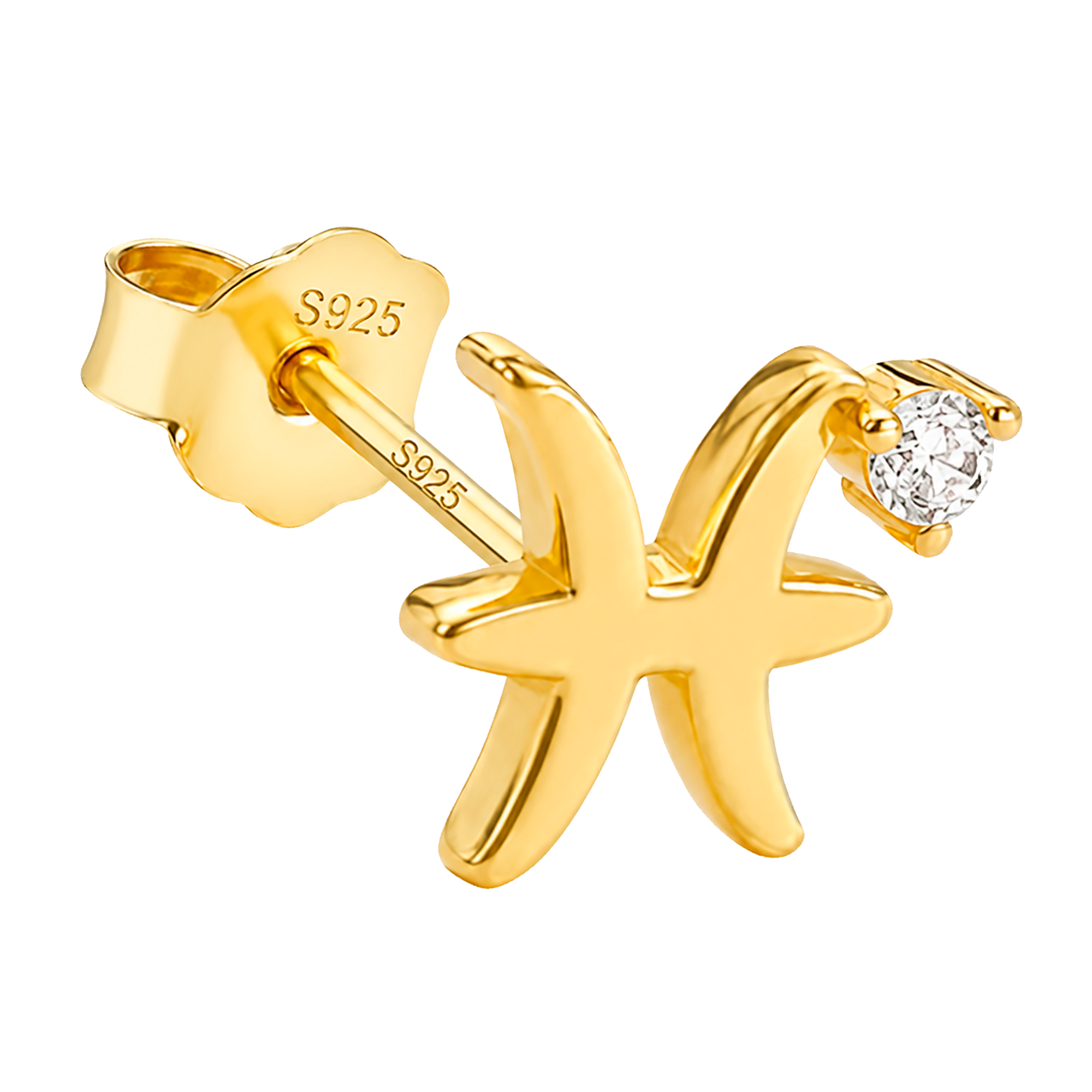 Orecchino Mini Zodiaco Oro