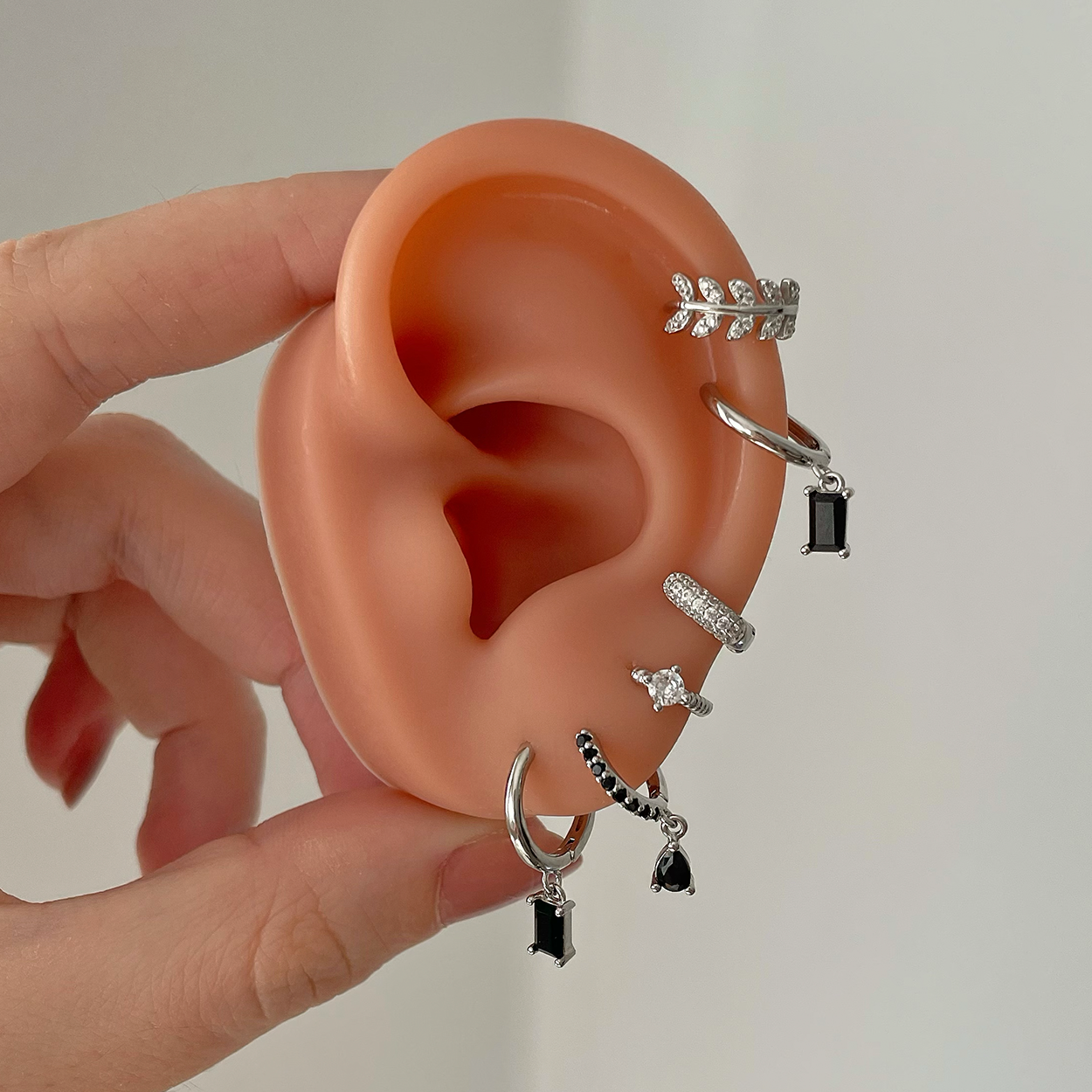 Ayla Black Silver Earrings