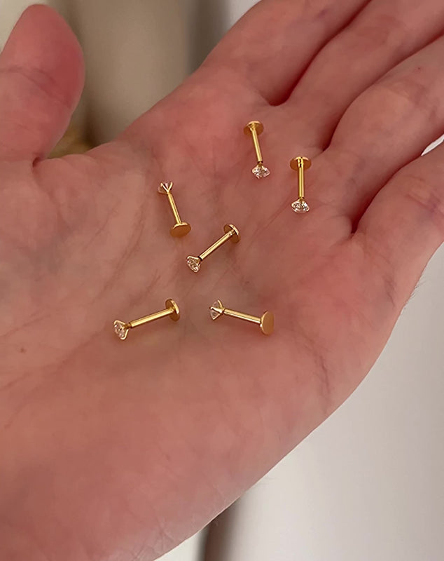 Polaris Gold Earring