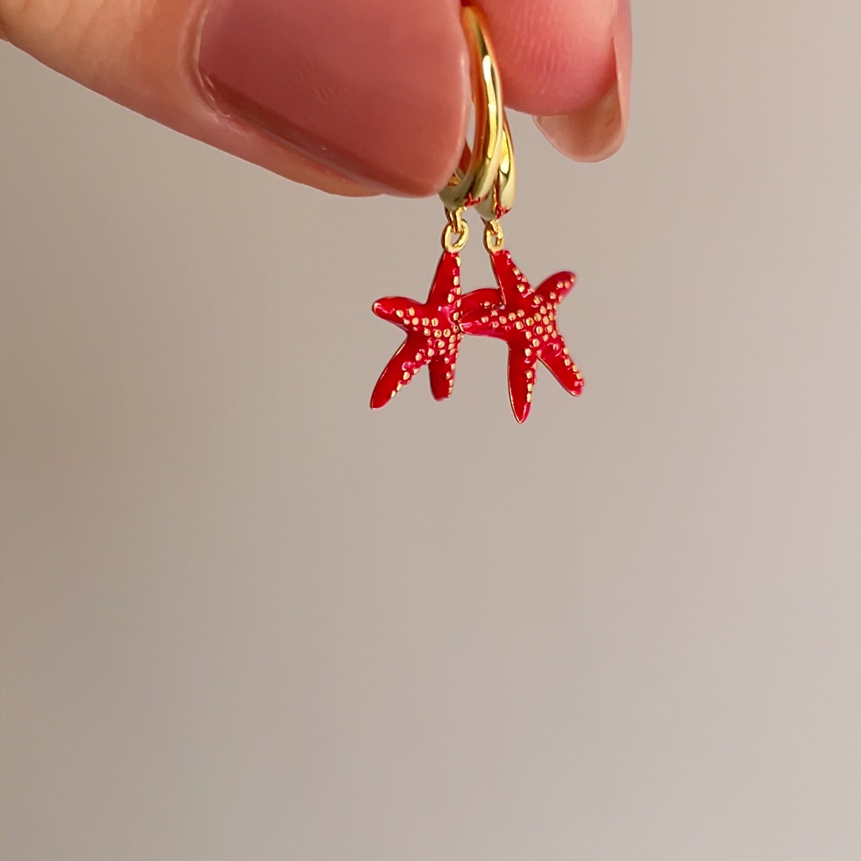 Ayla Colorful Gold Earrings