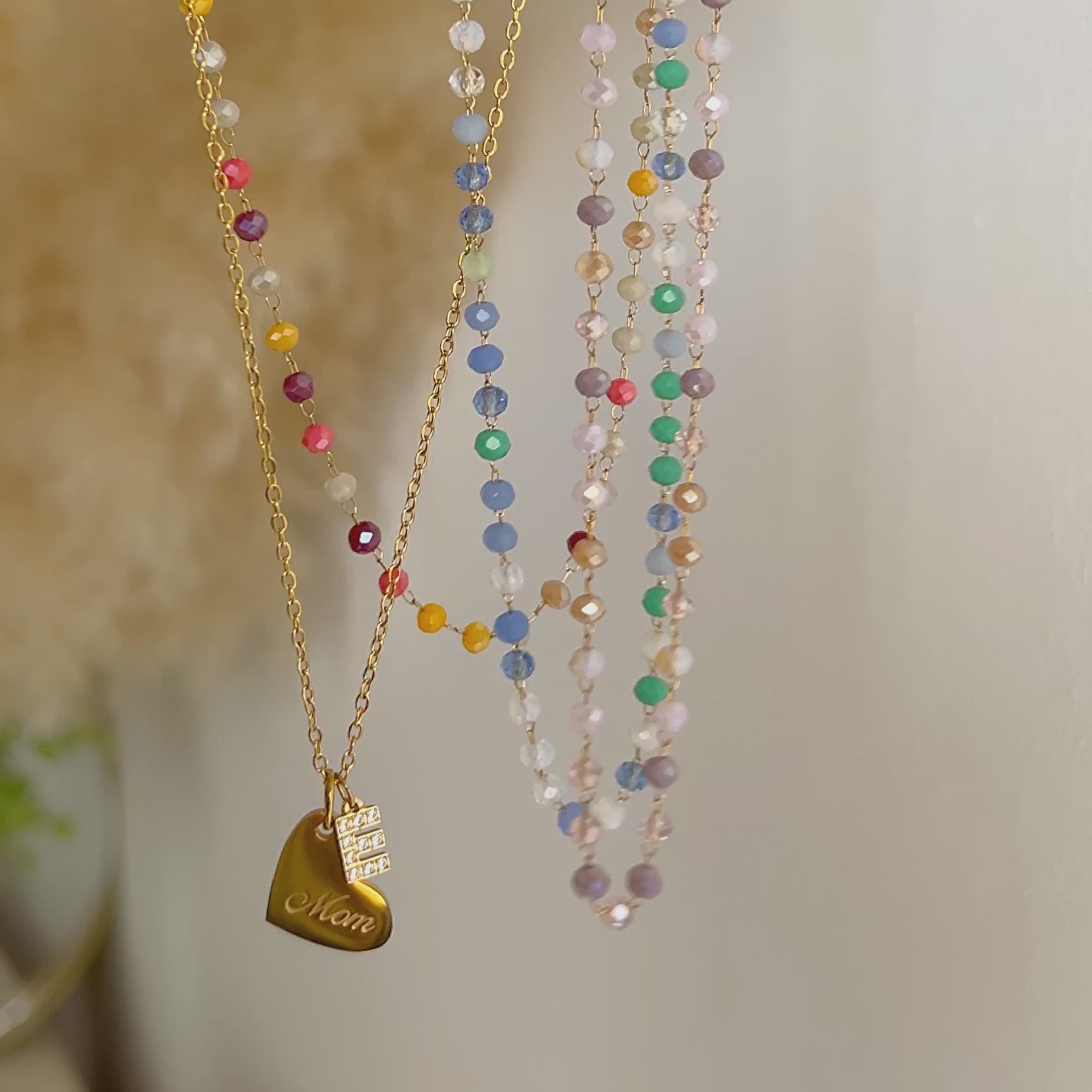 Collana 3D Mini Cuore Oro