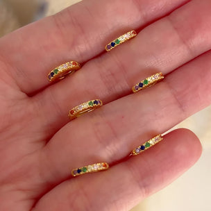 Aros Mini Rainbow Oro - 7mm