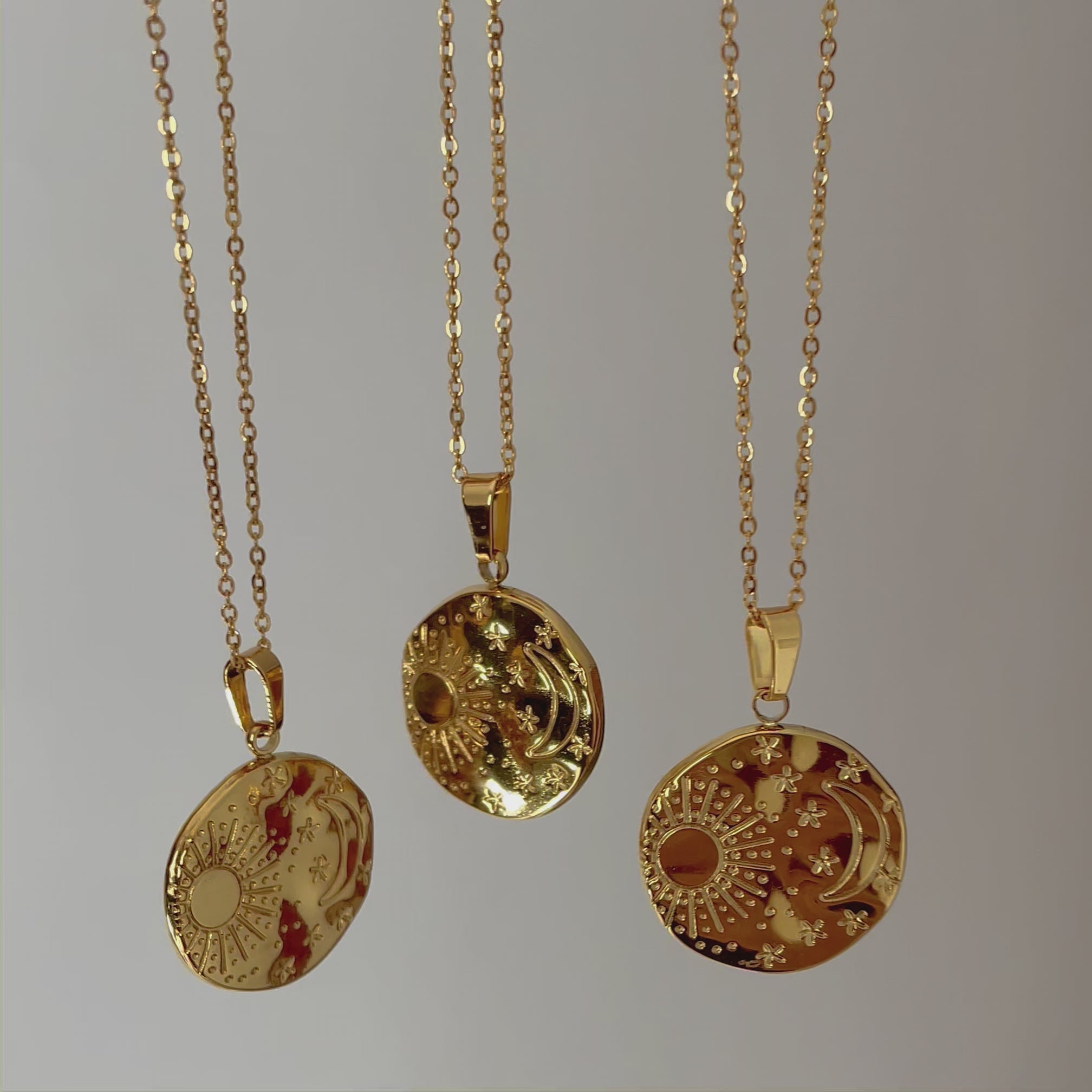 Gold Sun Necklace