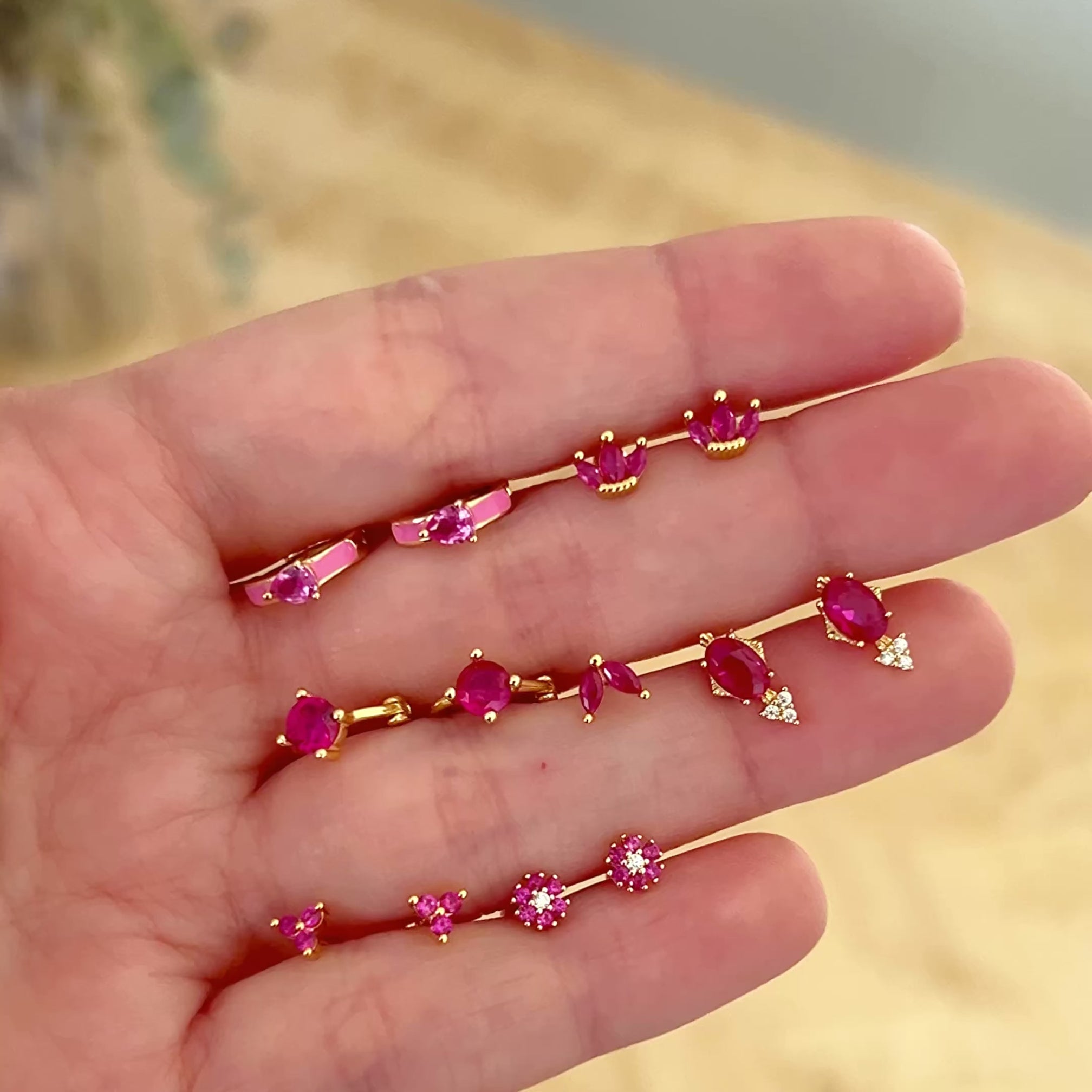 Aro Mini Sirka Rosa Oro