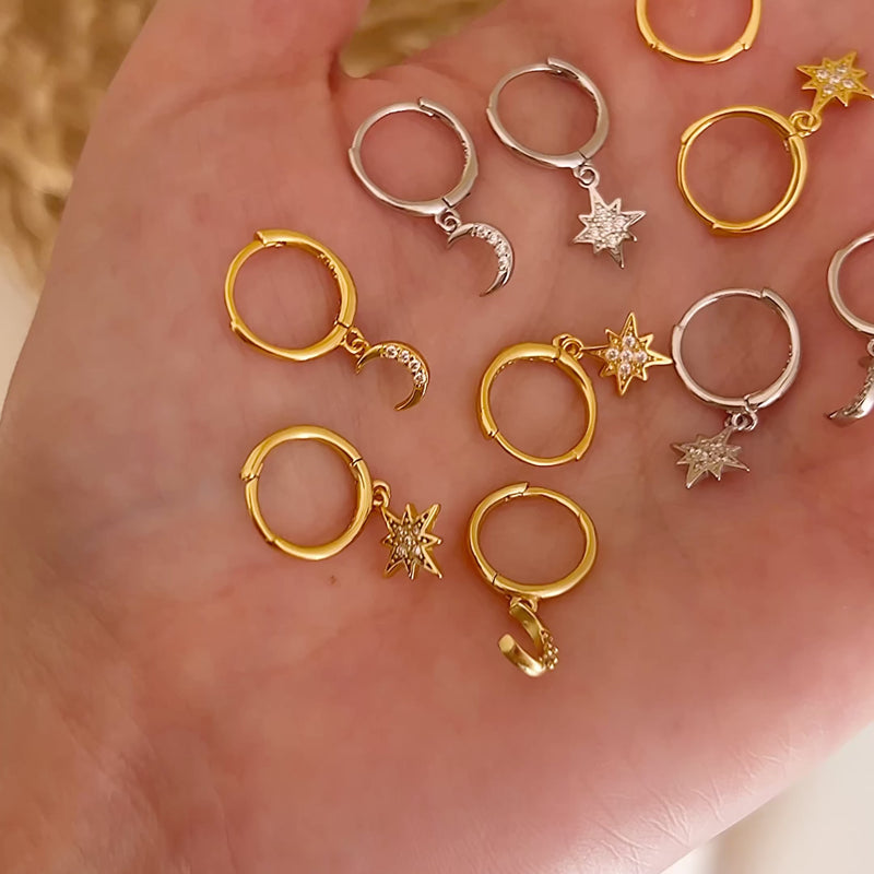 Orecchini a cerchio Mystic Oro