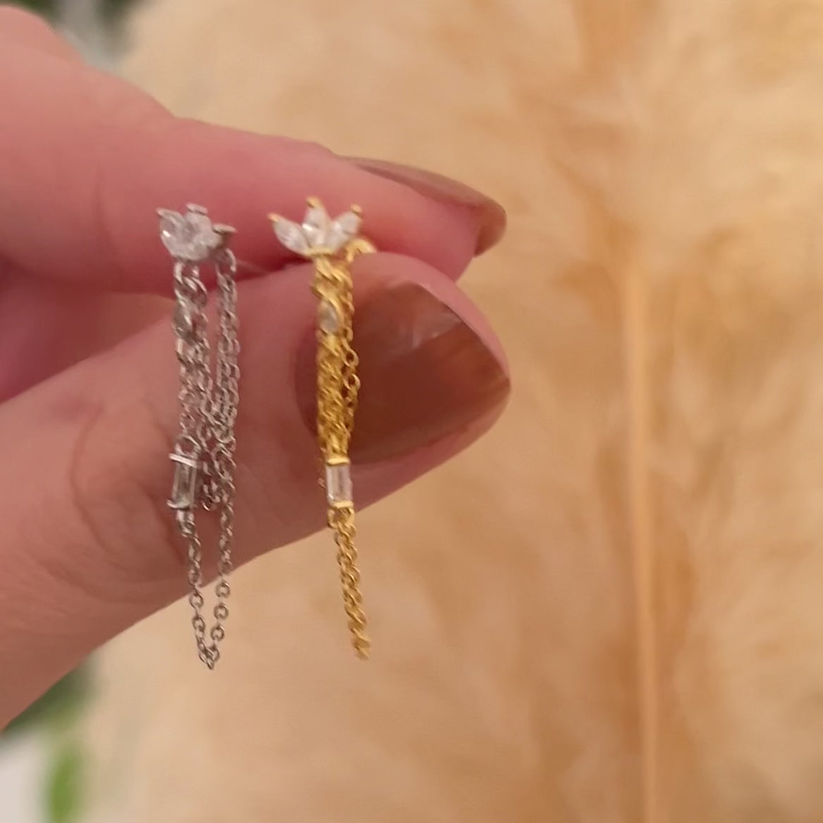 Gold Jasmine Earrings