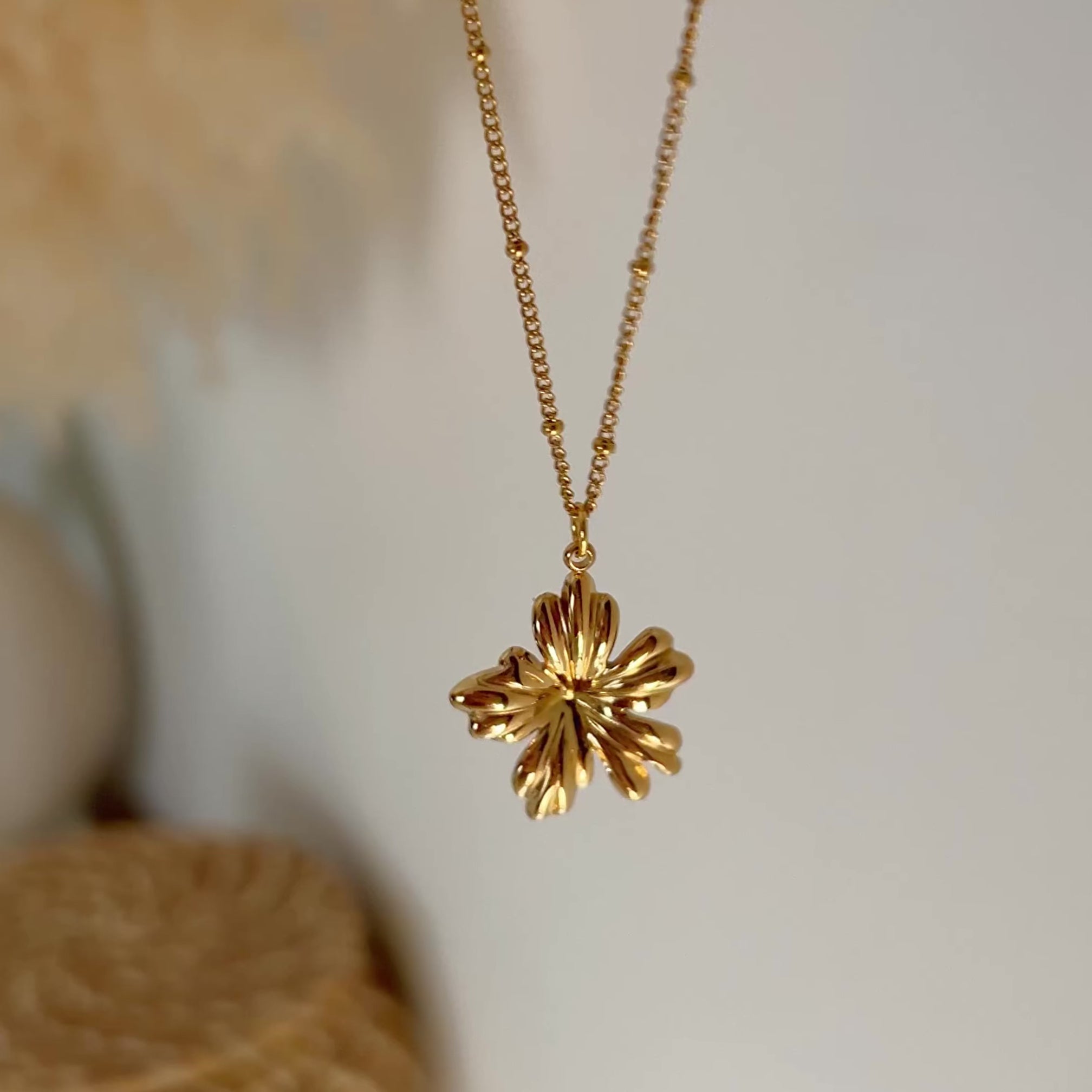 Gold Sun Necklace