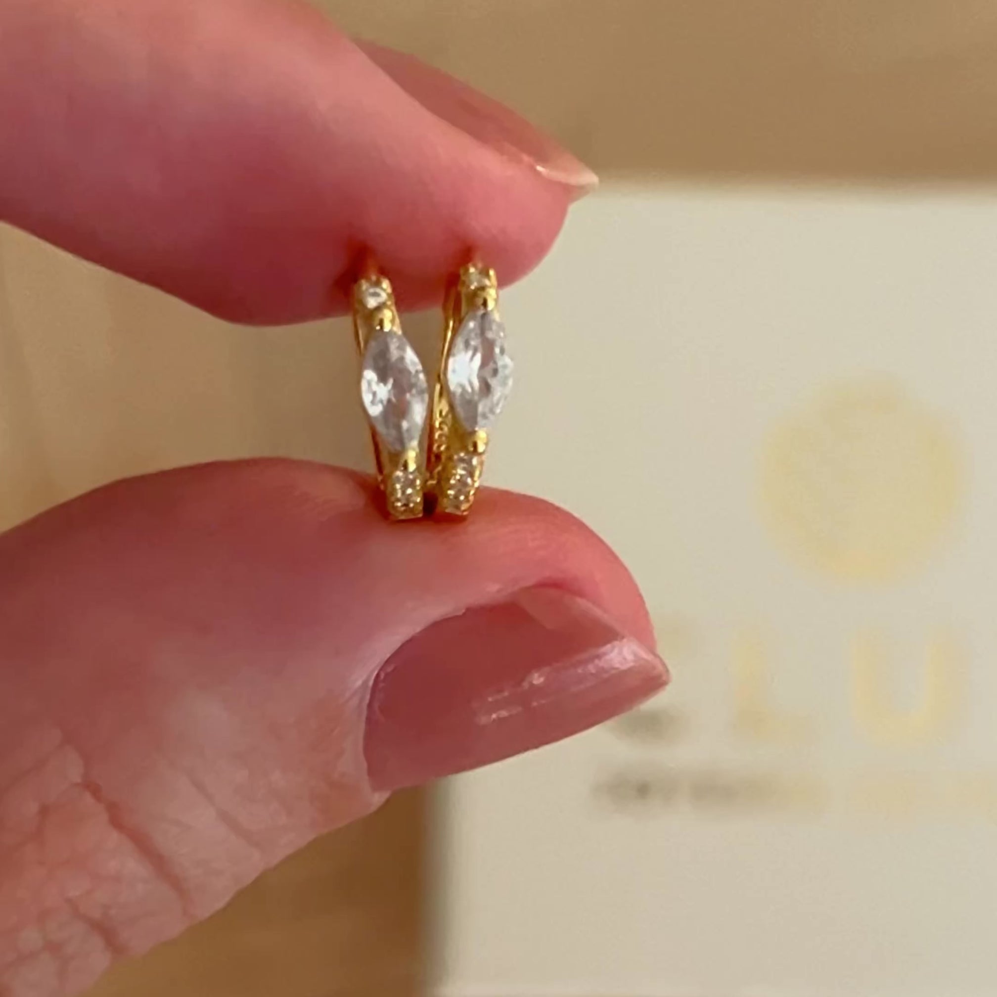 Axelia Gold Earrings
