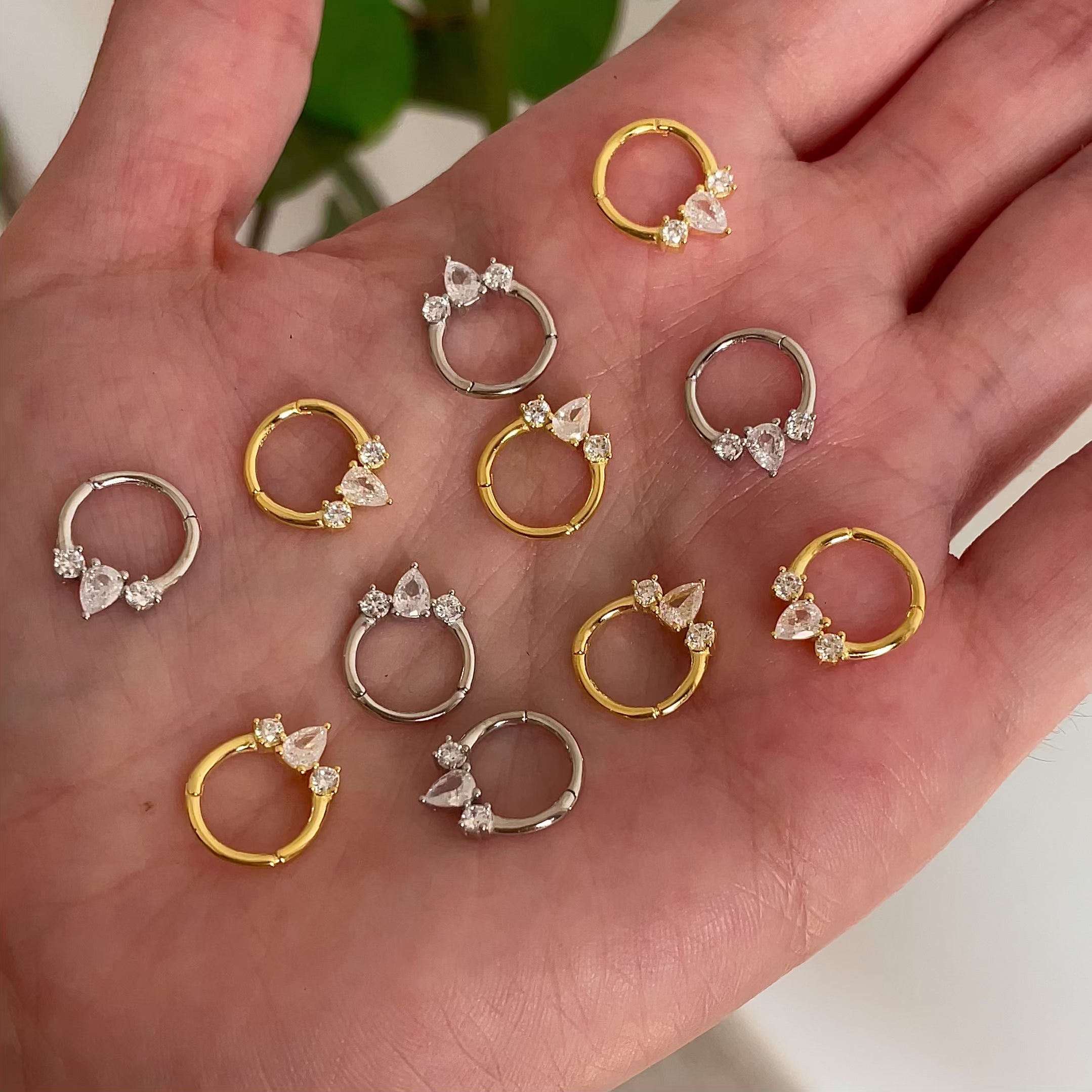 Mini Basic Gold Hoops - 5, 6, 7, 8, 9, 10, 11 and 12mm