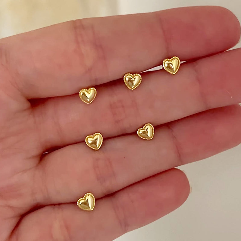 White Gold Clover Earring