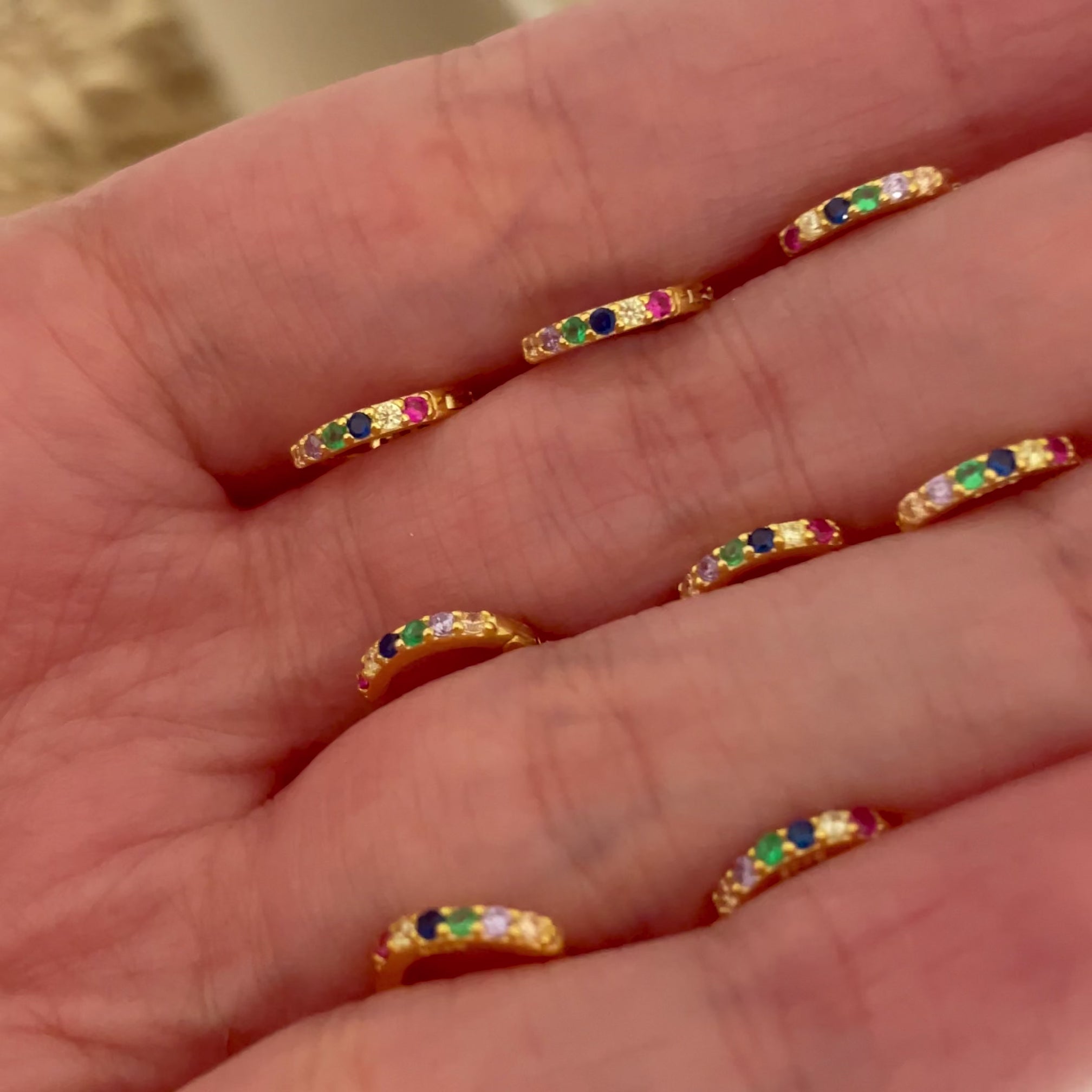 Mini Rainbow Hoop - 7mm
