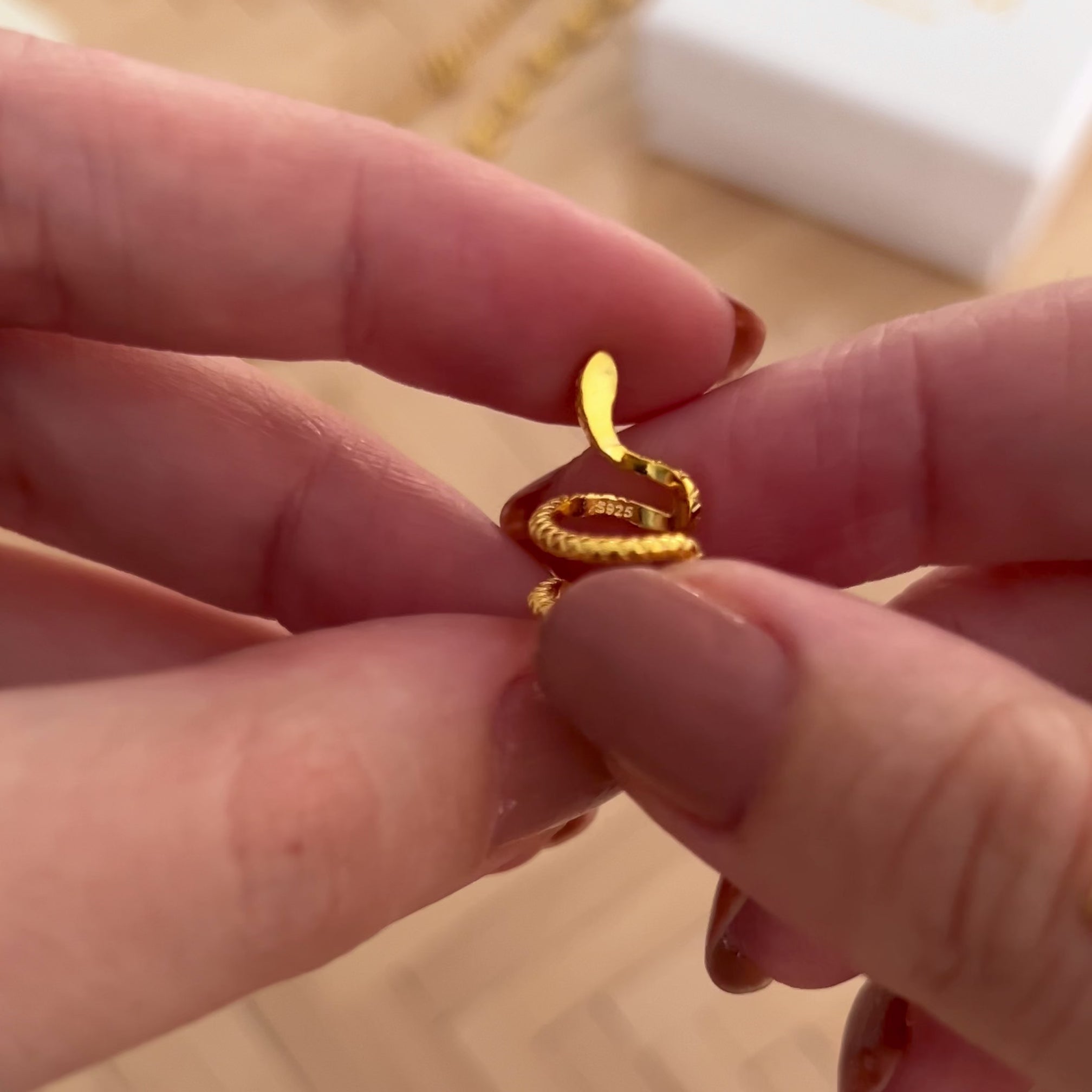 Gold Crossed Ear Cuff