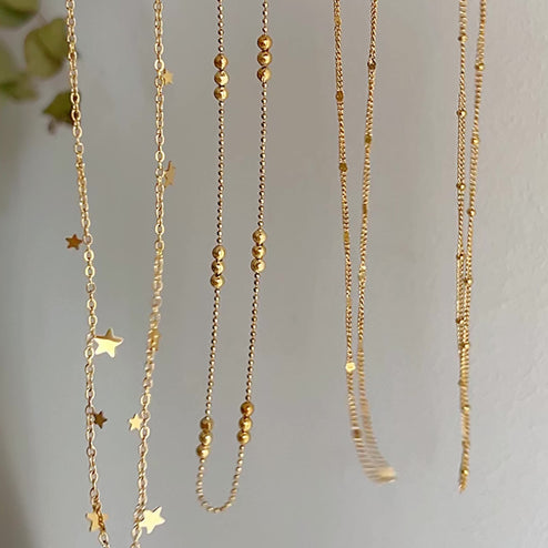 Choker Estrellitas Oro