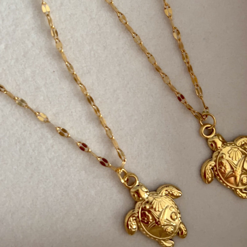 Collana Tartaruga Marina Oro
