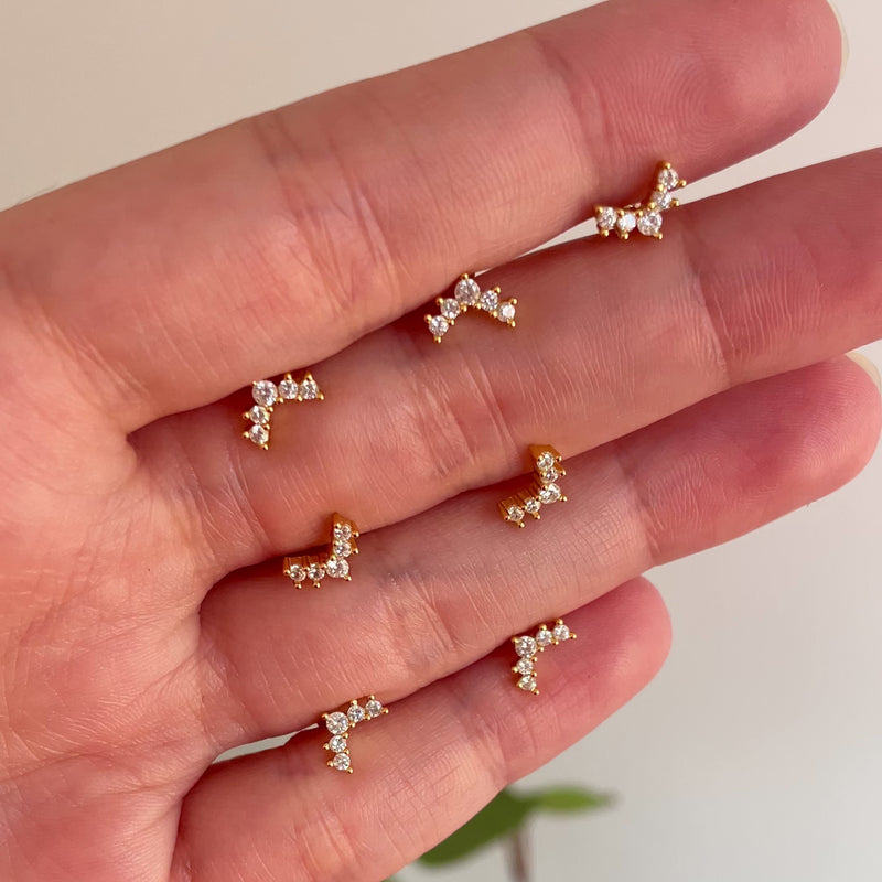 Zia Gold Earring
