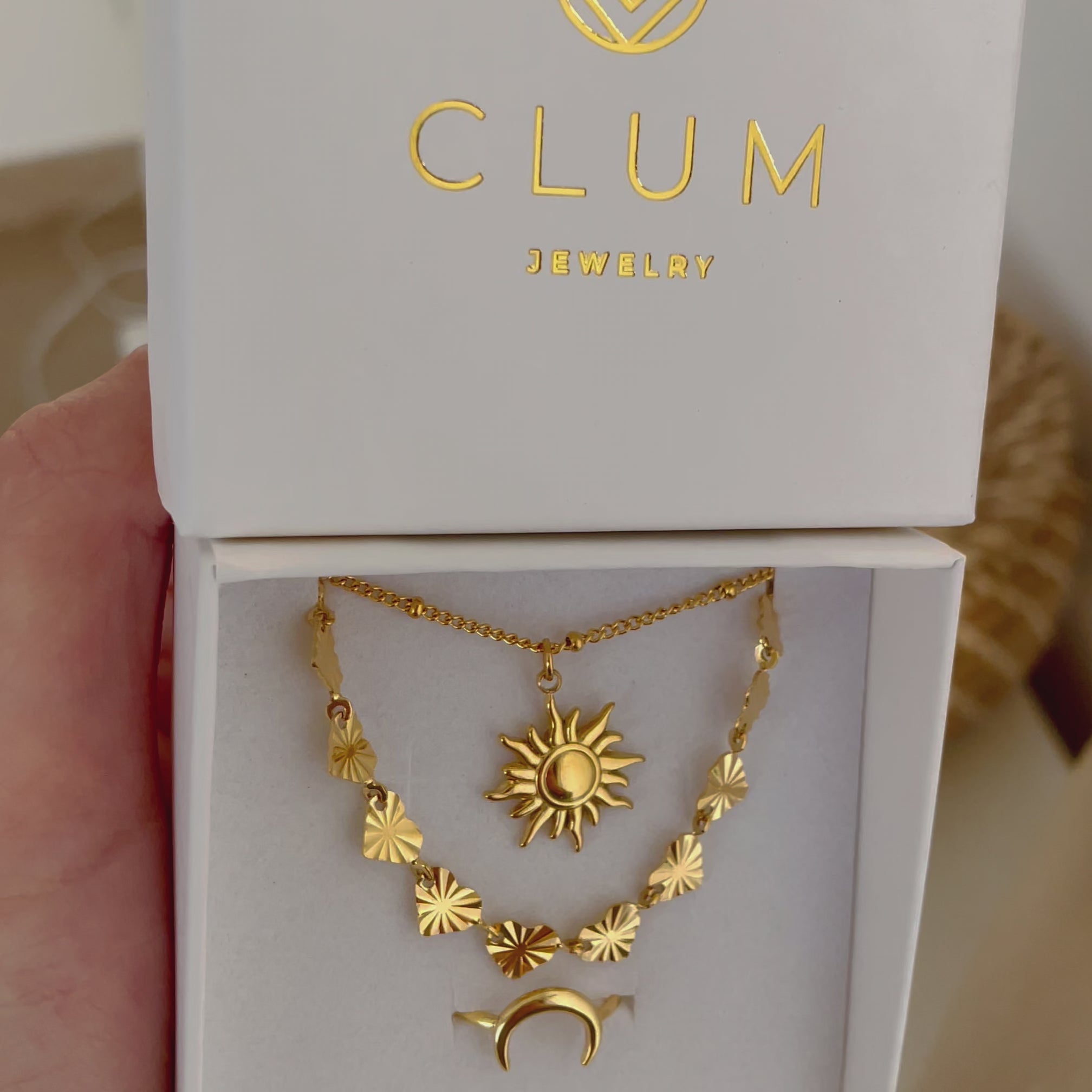 Gold Sun Necklace