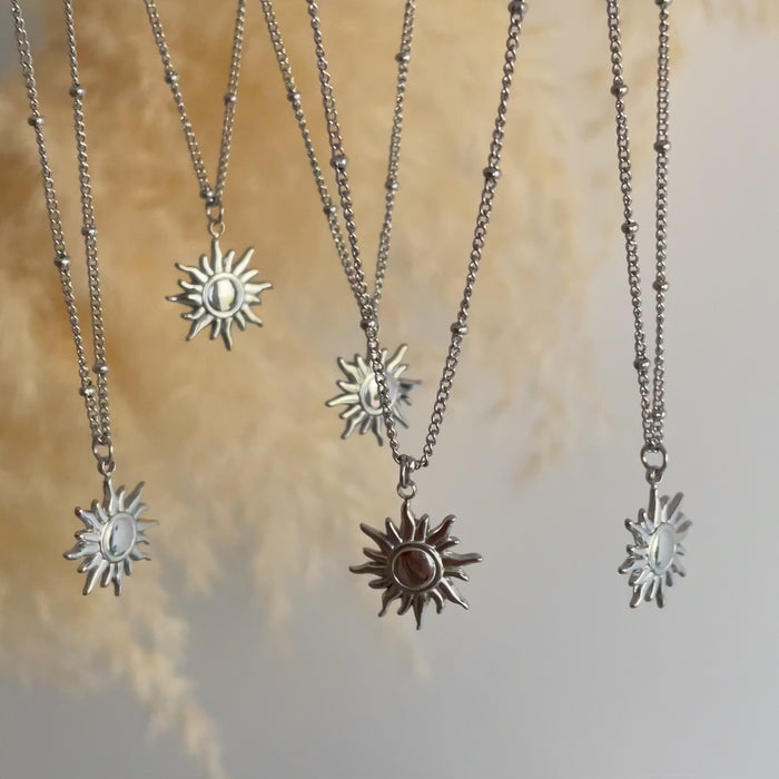 Gold Sun Necklace