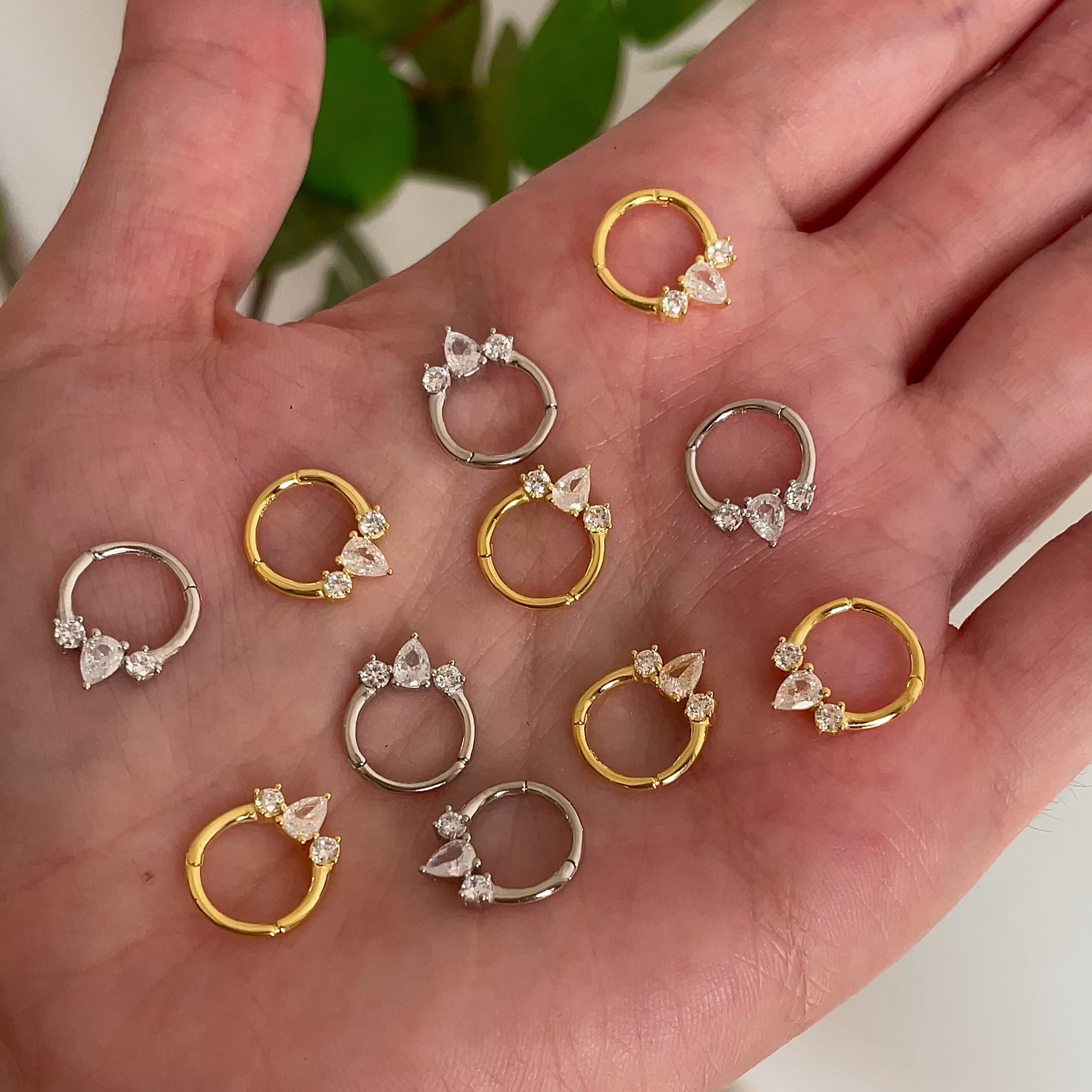 Mini Basic Gold Hoops - 5, 6, 7, 8, 9, 10, 11 and 12mm