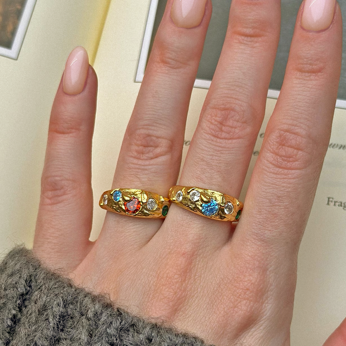 Anello Veyra Oro Rosso