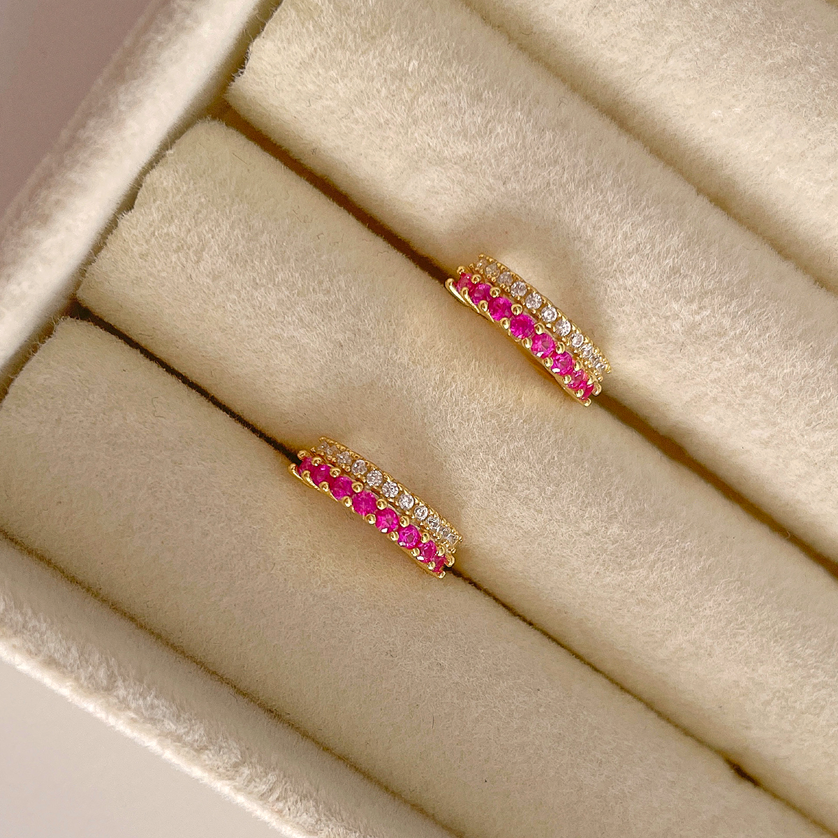 Orecchini Mava Rosa Oro