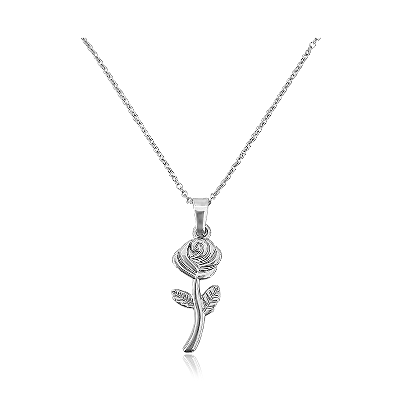 Collar Rose Plata