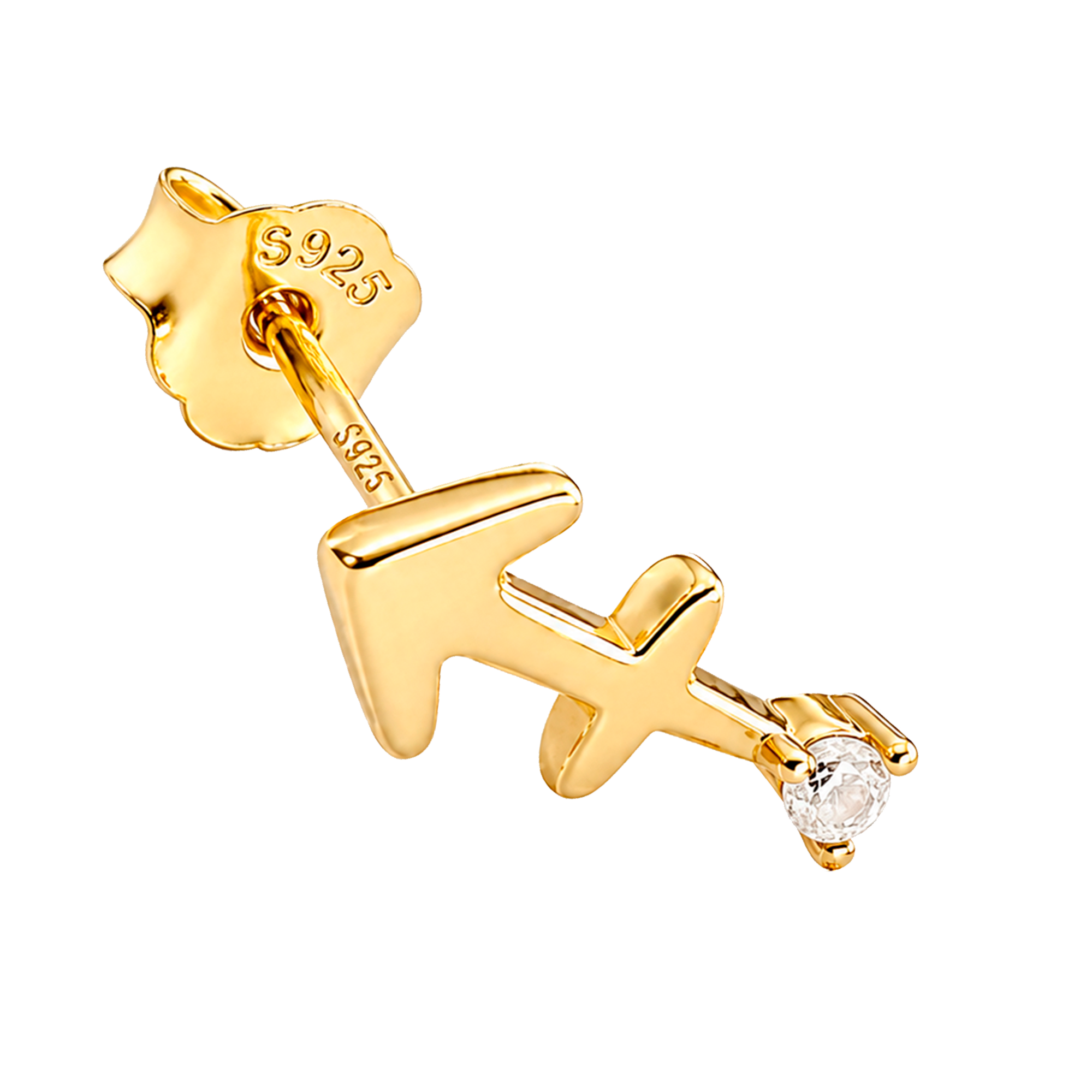Orecchino Mini Zodiaco Oro