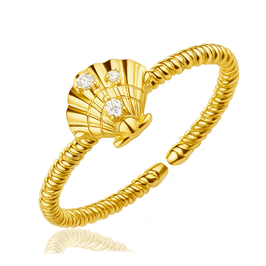 Anillo Shiny Shell Oro