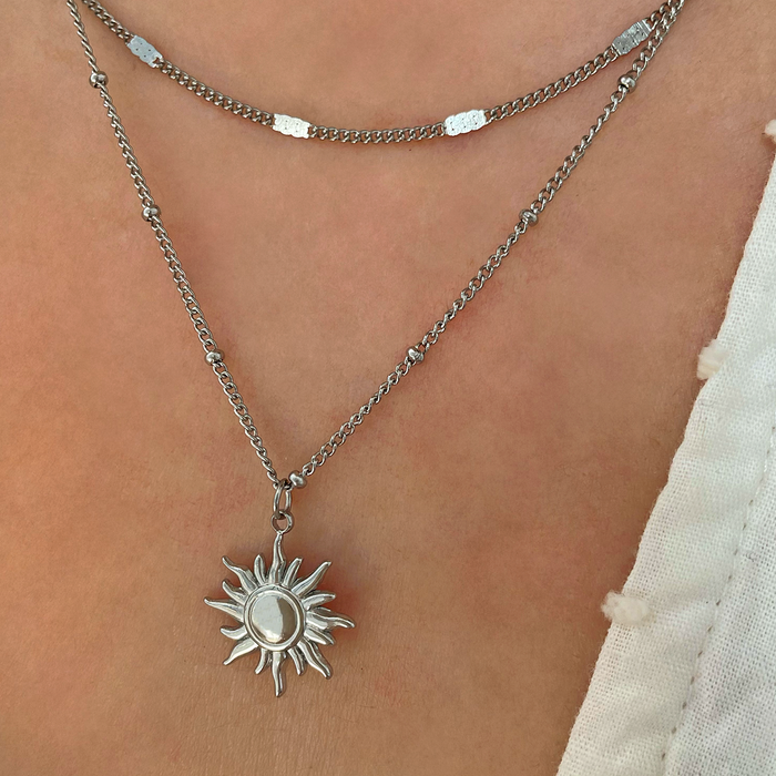 Gold Sun Necklace