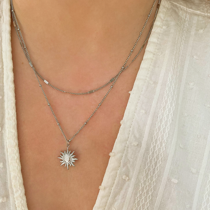 Gold Sun Necklace