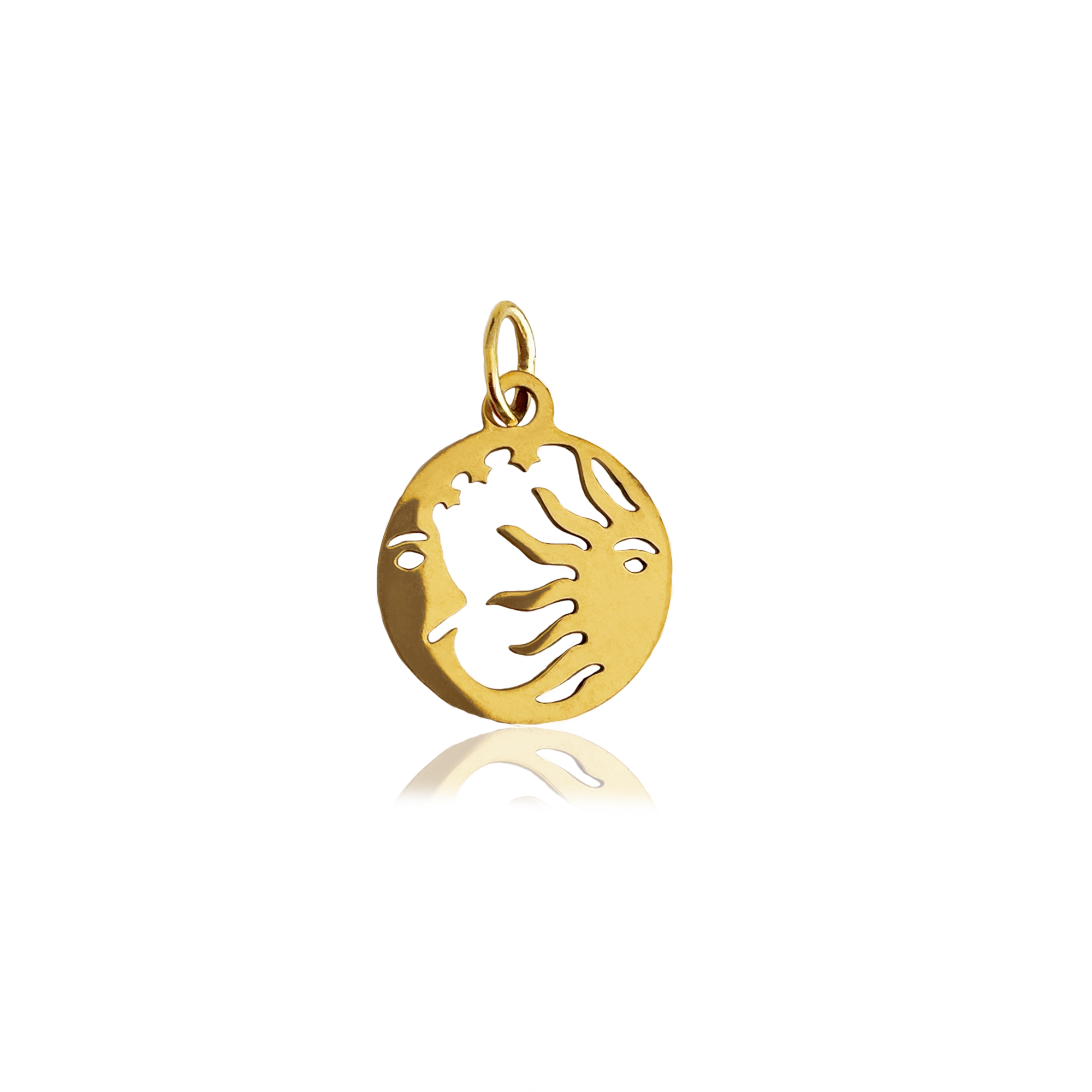 Charm Sol y Luna Oro