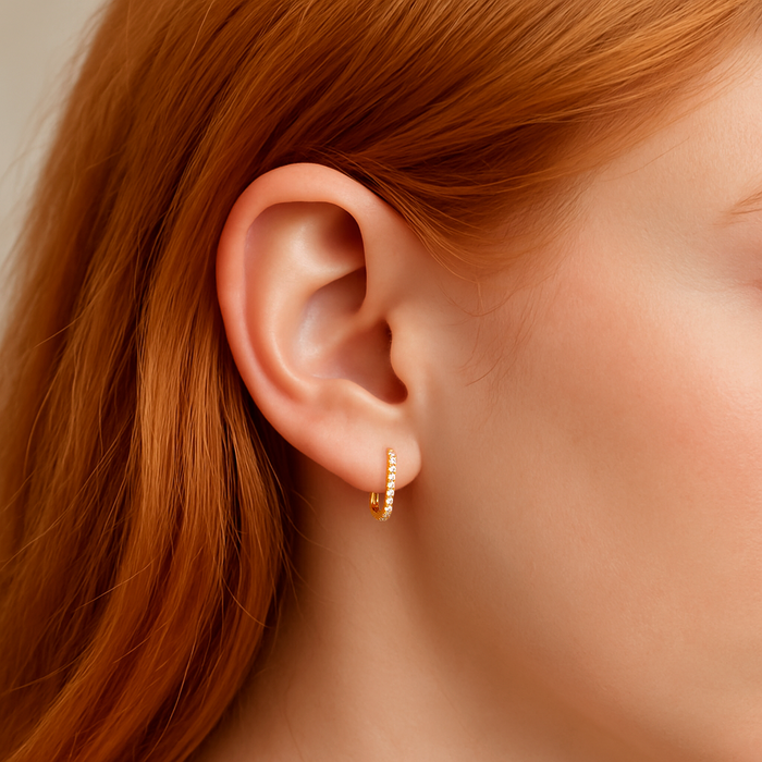 Soraya Gold Earrings 