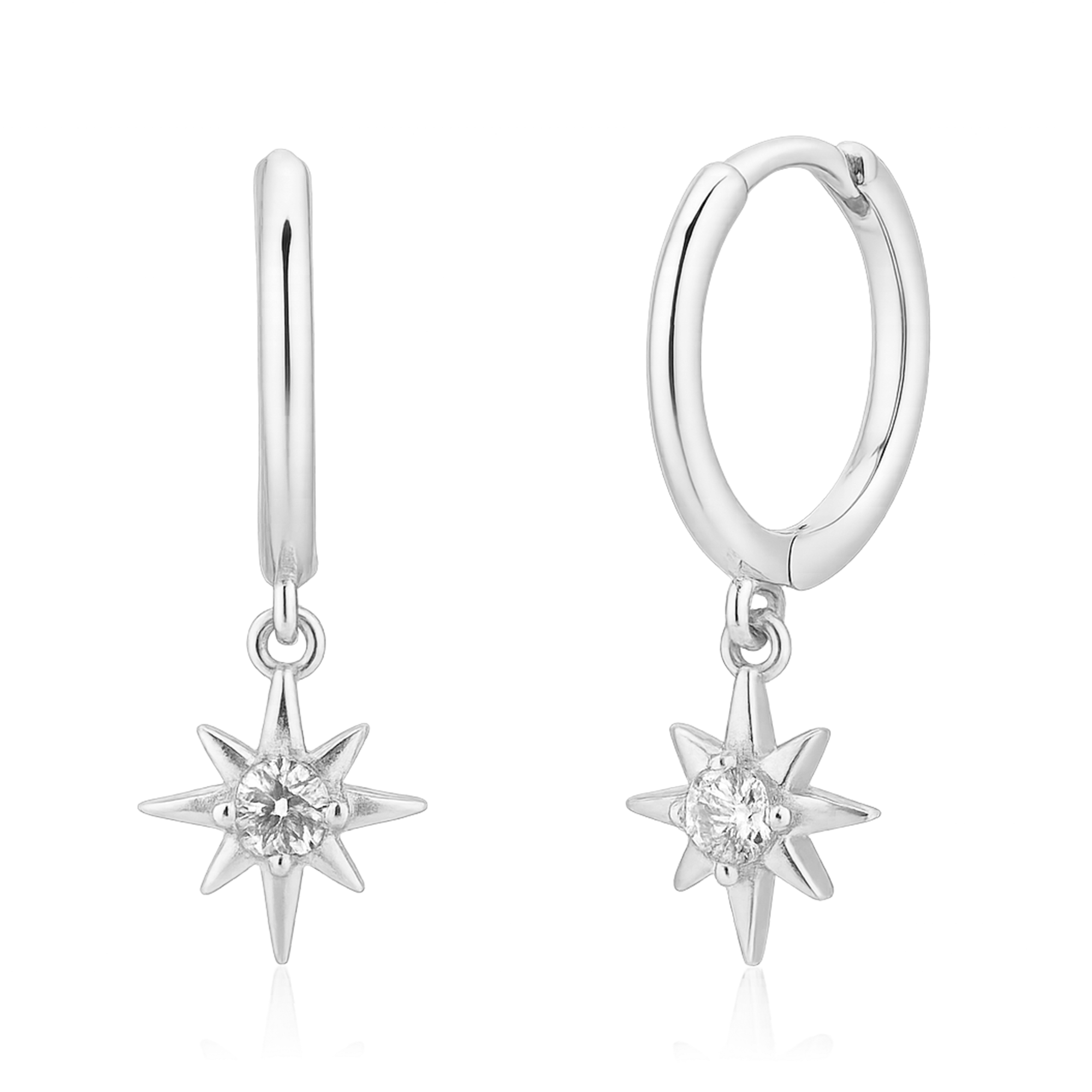 Silver Stella Earrings 