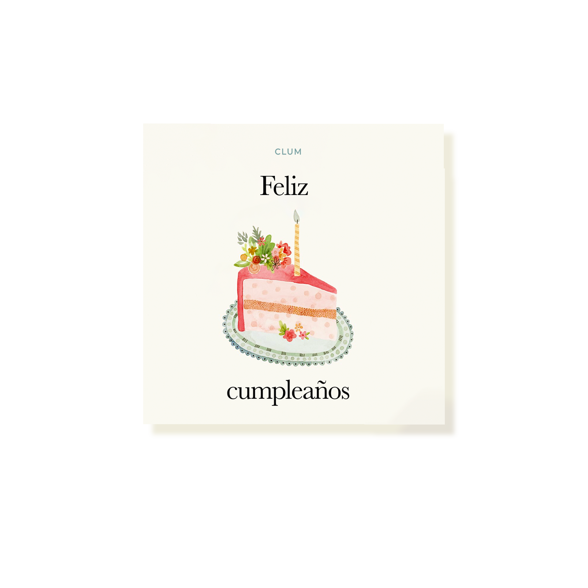 Tarjeta Feliz Cumpleaños Pequeña | 5,5x5,5cm