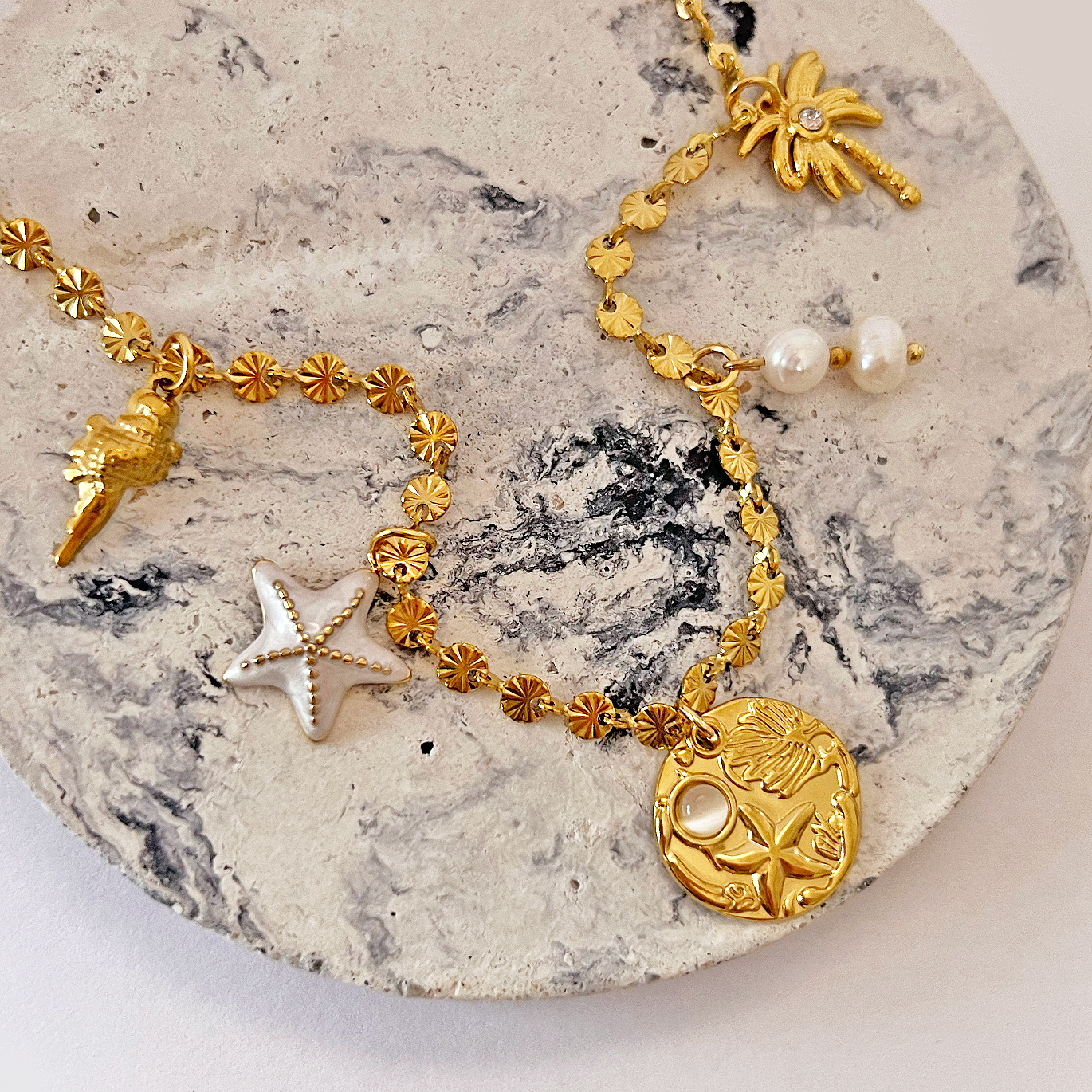 Gold Sun Necklace