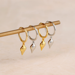 Aros Caracola Marina Oro