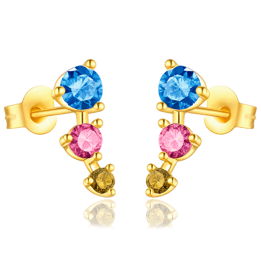 Stary Gold Earrings
