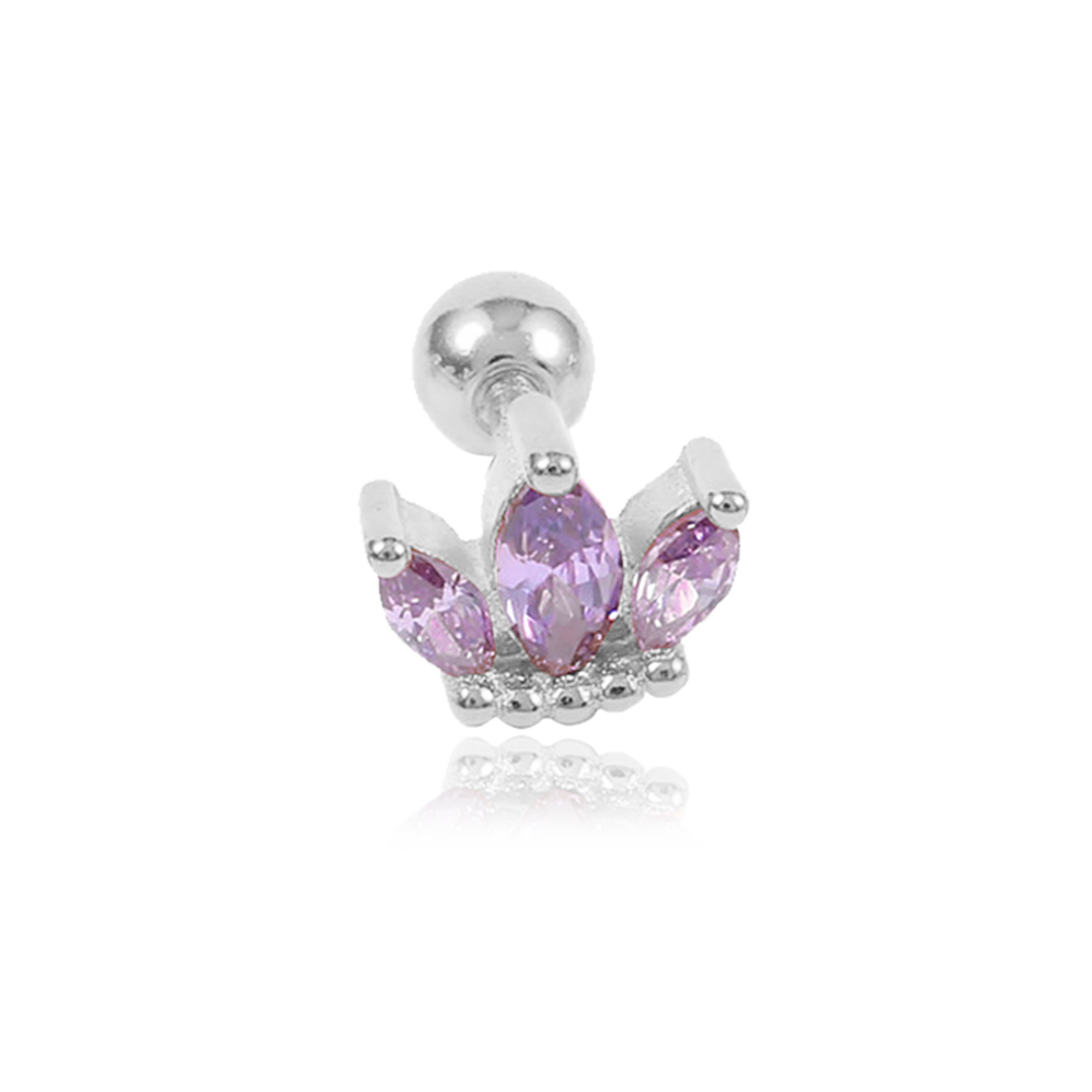 Lilac Tulip Earring